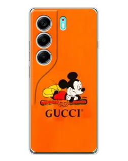 Чохол для TECNO Camon 40 з картинкою «Міккі Маус Gucci — помаранч» Чохол для TECNO Camon 40 з картинкою «Міккі Маус Gucci — помаранч»