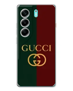 Чохол для TECNO Camon 40 з картинкою «Gucci — темно-зелений градієнт» Чохол для TECNO Camon 40 з картинкою «Gucci — темно-зелений градієнт»