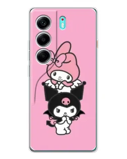 Чехол для TECNO Camon 40 с картинкой «My Melody и Kuromi»