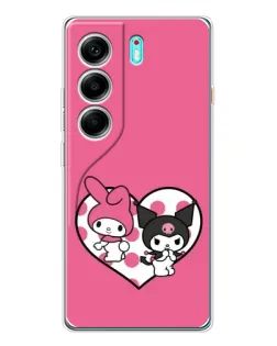 Чехол для TECNO Camon 40 с картинкой «Kuromi и My Melody»