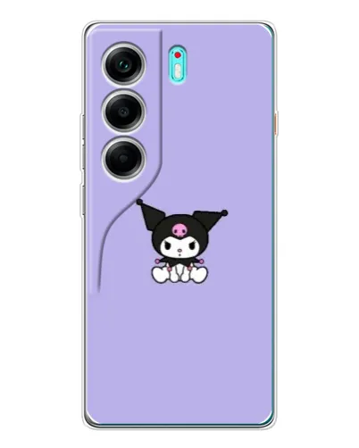 Чехол для TECNO Camon 40 с картинкой «Kuromi — фиолетовый минимализм» Чехол для TECNO Camon 40 с картинкой «Kuromi — фиолетовый минимализм»