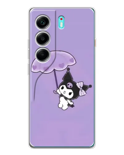 Чехол для TECNO Camon 40 с картинкой «Kuromi с зонтиком» Чехол для TECNO Camon 40 с картинкой «Kuromi с зонтиком»