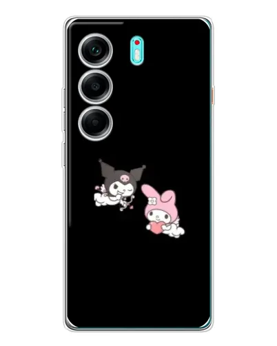 Чехол для TECNO Camon 40 с картинкой «My Melody и Kuromi» Чехол для TECNO Camon 40 с картинкой «My Melody и Kuromi»