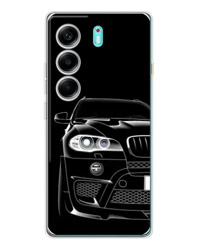 Чохол для TECNO Camon 40 з картинкою «Темний силует BMW»