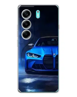 Чохол для TECNO Camon 40 з картинкою «Блакитна BMW M4» Чохол для TECNO Camon 40 з картинкою «Блакитна BMW M4»