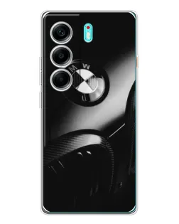 Чохол для TECNO Camon 40 з картинкою «Емблема BMW — макро» Чохол для TECNO Camon 40 з картинкою «Емблема BMW — макро»