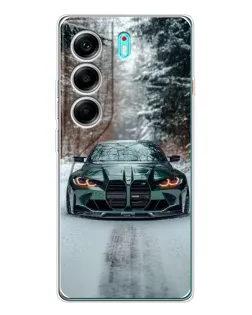 Чохол для TECNO Camon 40 з картинкою «BMW у зимовому лісі» Чохол для TECNO Camon 40 з картинкою «BMW у зимовому лісі»