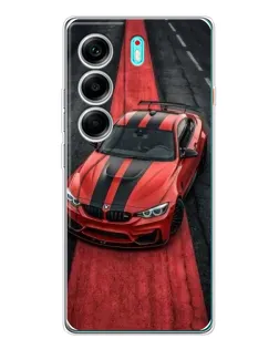 Чохол для TECNO Camon 40 з картинкою «BMW на червоній доріжці» Чохол для TECNO Camon 40 з картинкою «BMW на червоній доріжці»