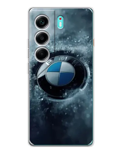Чохол для TECNO Camon 40 з картинкою «Логотип BMW — лід» Чохол для TECNO Camon 40 з картинкою «Логотип BMW — лід»