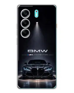Чохол для TECNO Camon 40 з картинкою «BMW крізь нічне місто» Чохол для TECNO Camon 40 з картинкою «BMW крізь нічне місто»