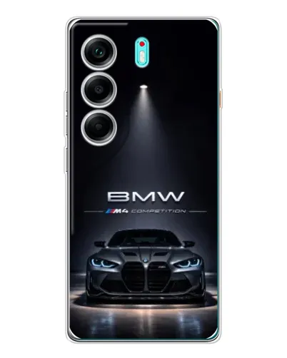 Чохол для TECNO Camon 40 з картинкою «BMW крізь нічне місто» Чохол для TECNO Camon 40 з картинкою «BMW крізь нічне місто»