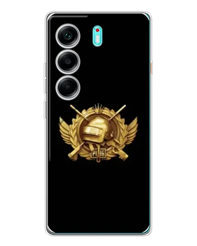 Чохол для TECNO Camon 40 з картинкою «PUBG — помаранчевий градієнт» Чохол для TECNO Camon 40 з картинкою «PUBG — помаранчевий градієнт»