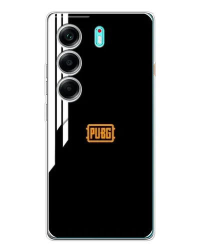 Чохол для TECNO Camon 40 з картинкою «PUBG — вертикальні лінії» Чохол для TECNO Camon 40 з картинкою «PUBG — вертикальні лінії»