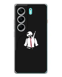 Чохол для TECNO Camon 40 з картинкою «PUBG — силует воїна» Чохол для TECNO Camon 40 з картинкою «PUBG — силует воїна»