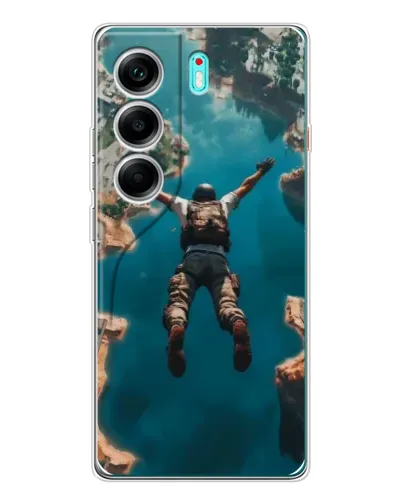 Чохол для TECNO Camon 40 з картинкою «PUBG — вільне падіння» Чохол для TECNO Camon 40 з картинкою «PUBG — вільне падіння»