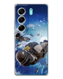 Чохол для TECNO Camon 40 з картинкою «Десант PUBG — стрибок» Чохол для TECNO Camon 40 з картинкою «Десант PUBG — стрибок»