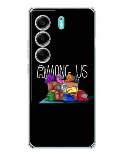 Чохол для TECNO Camon 40 з картинкою «Логотип Among Us» Чохол для TECNO Camon 40 з картинкою «Логотип Among Us»