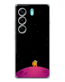 Чохол для TECNO Camon 40 з картинкою «Самотній герой на планеті» Чохол для TECNO Camon 40 з картинкою «Самотній герой на планеті»