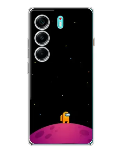 Чохол для TECNO Camon 40 з картинкою «Самотній герой на планеті» Чохол для TECNO Camon 40 з картинкою «Самотній герой на планеті»
