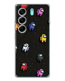 Чохол для TECNO Camon 40 з картинкою «Космічний патерн Among Us» Чохол для TECNO Camon 40 з картинкою «Космічний патерн Among Us»