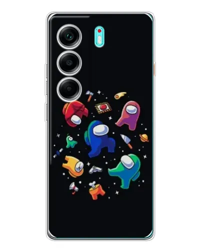 Чохол для TECNO Camon 40 з картинкою «Among Us космос» Чохол для TECNO Camon 40 з картинкою «Among Us космос»