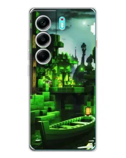 Чохол для TECNO Camon 40 з картинкою «Minecraft лісовий пейзаж» Чохол для TECNO Camon 40 з картинкою «Minecraft лісовий пейзаж»
