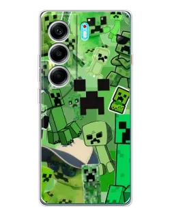 Чохол для TECNO Camon 40 з картинкою «Кріпери Minecraft» Чохол для TECNO Camon 40 з картинкою «Кріпери Minecraft»