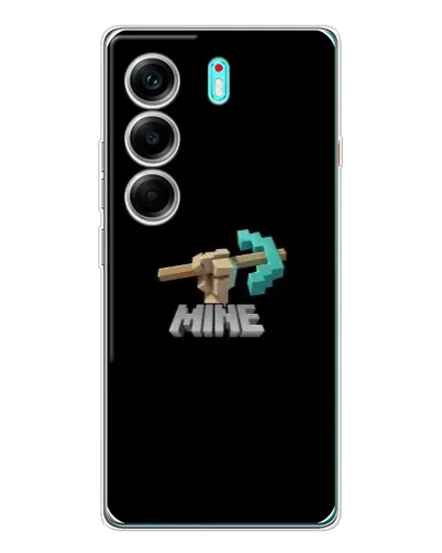 Чохол для TECNO Camon 40 з картинкою «Алмазне кайло»