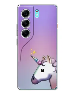 Чехол для TECNO Camon 40 с картинкой «Единорог градиент» Чехол для TECNO Camon 40 с картинкой «Единорог градиент»