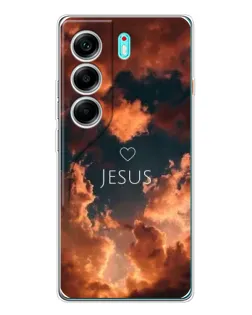 Чехол для TECNO Camon 40 с картинкой «Сияние Имени Jesus» Чехол для TECNO Camon 40 с картинкой «Сияние Имени Jesus»