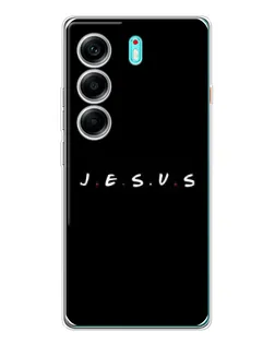Чехол для TECNO Camon 40 с картинкой «Точки веры J.E.S.U.S.»