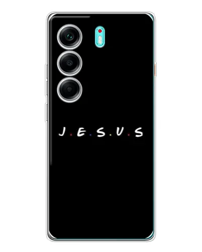 Чехол для TECNO Camon 40 с картинкой «Точки веры J.E.S.U.S.» Чехол для TECNO Camon 40 с картинкой «Точки веры J.E.S.U.S.»
