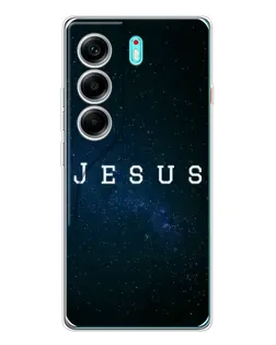 Чехол для TECNO Camon 40 с картинкой «Звездное небо Jesus»