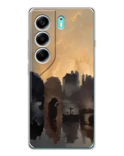 Чехол для TECNO Camon 40 с картинкой «Дорога к вере»