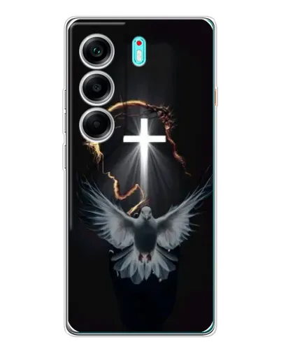 Чехол для TECNO Camon 40 с картинкой «Голубь и Свет» Чехол для TECNO Camon 40 с картинкой «Голубь и Свет»