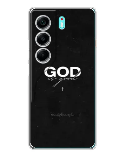 Чехол для TECNO Camon 40 с картинкой «GOD — Бог над всем» Чехол для TECNO Camon 40 с картинкой «GOD — Бог над всем»
