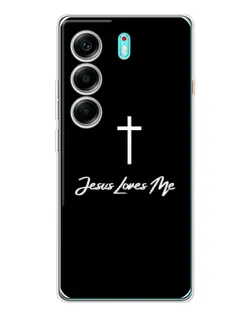 Чехол для TECNO Camon 40 с картинкой «Иисус любит тебя»