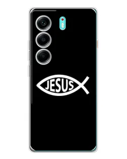Чехол для TECNO Camon 40 с картинкой «Классический Jesus»