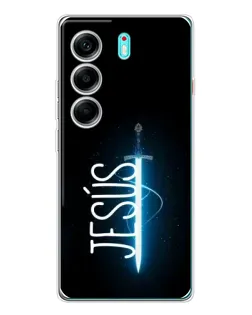 Чехол для TECNO Camon 40 с картинкой «Меч Духа Jesus»
