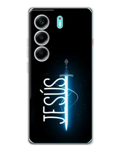 Чехол для TECNO Camon 40 с картинкой «Меч Духа Jesus» Чехол для TECNO Camon 40 с картинкой «Меч Духа Jesus»