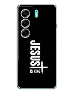 Чехол для TECNO Camon 40 с картинкой «Вертикаль веры Jesus»