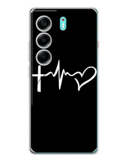 Чехол для TECNO Camon 40 с картинкой «Пульс веры»