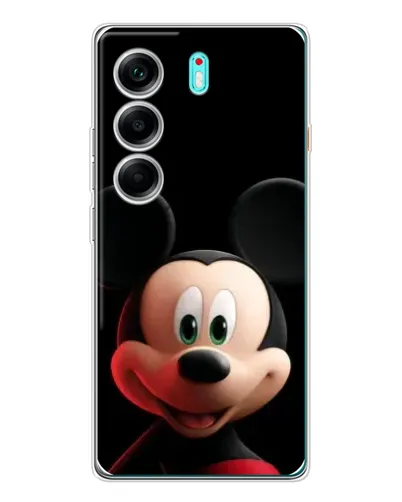 Чехол для TECNO Camon 40 с картинкой «Улыбающийся Микки Маус»