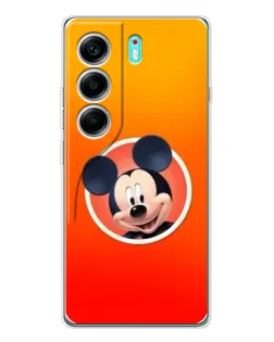 Чехол для TECNO Camon 40 с картинкой «Mickey в круге»