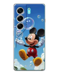 Чехол для TECNO Camon 40 с картинкой «Mickey и мыльные пузыри» Чехол для TECNO Camon 40 с картинкой «Mickey и мыльные пузыри»