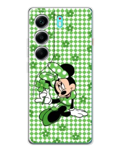 Чехол для TECNO Camon 40 с картинкой «Mickey в клетку»
