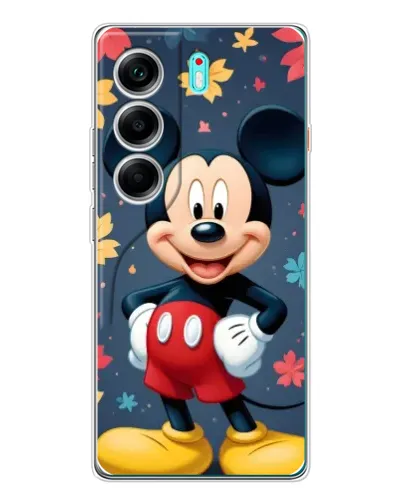 Чехол для TECNO Camon 40 с картинкой «Осенний Mickey Mouse»