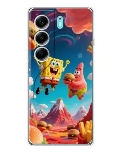 Чехол для TECNO Camon 40 с картинкой «Космический фастфуд» Чехол для TECNO Camon 40 с картинкой «Космический фастфуд»