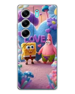 Чохол для TECNO Camon 40 з картинкою «Губка Боб Патрік»