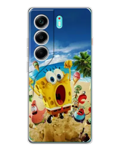 Чохол для TECNO Camon 40 з картинкою «Розваги на пляжі»